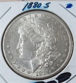1880-S Morgan Silver Dollar