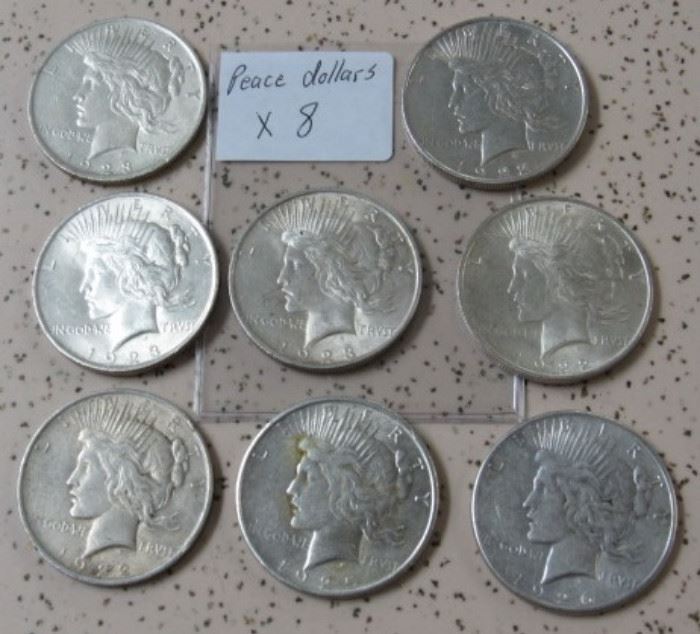 Peace Silver Dollars
