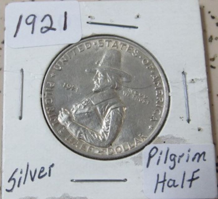 1921 Pilgrim Half Dollar