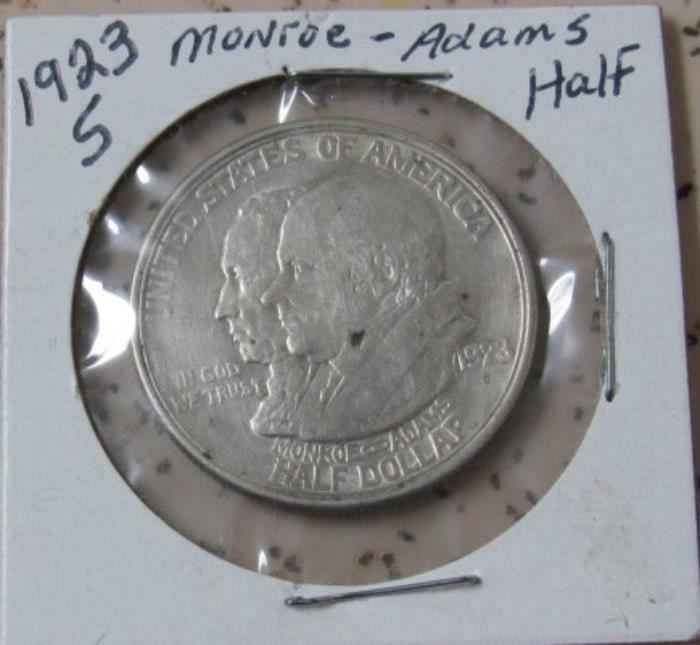 1923-S Monroe-Adams Half Dollar