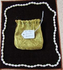 30" Real Pearls Necklace