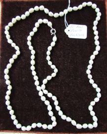 50" Real Pearl Necklace