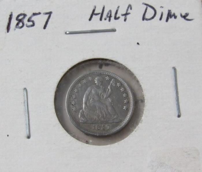 1857 Half Dime