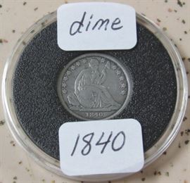 1840 Seated Liberty Dime