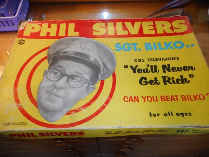 Vintage Phil Silvers Sgt Bilko Board Game