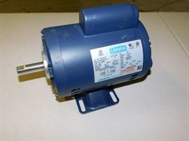 Leeson Electric Motor 1 2HP 1425RPM 110 220 1PH Ap ...