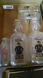 Lot of Hopalong Cassidy Milk Bottles Asstd Size ...