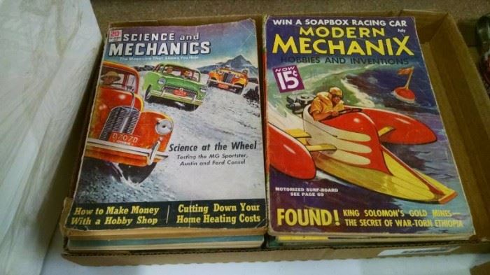 Modern Mechanix Science and Mechanics Magazines