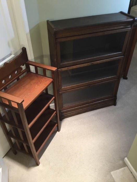 Lawyers Bookcase and Shelf Lot