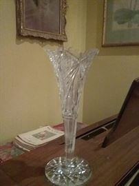 Cut Glass Vase