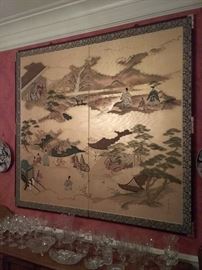 Japanese Folding Screen 6' x 6'