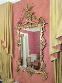 32" x 64" Chippendale 18th Century Style Mirror