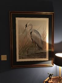 Large Print "Great Blue Heran" by the Warner Collection