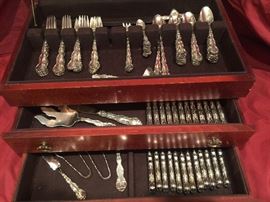 another view of the Strasbourg Sterling Flatware