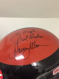 Davey Allison autographed Texaco racing helmet