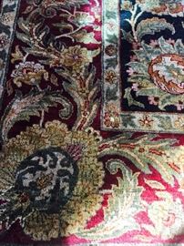 7.11x7.10  Fargo-Hanna Oriental Rug, Nourmax, 5 years old, like new condition