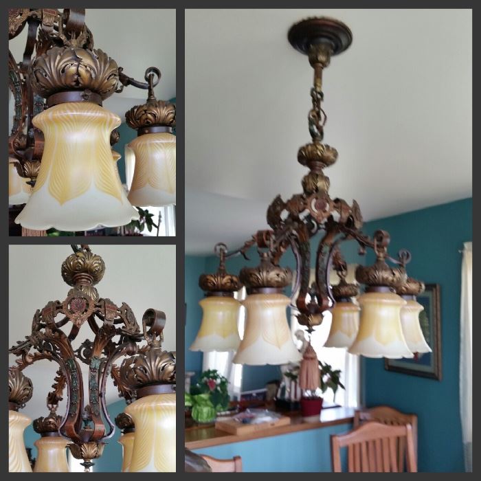 Antique Tiffany chandelier
