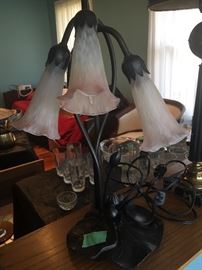 Tulip lamp $SOLD