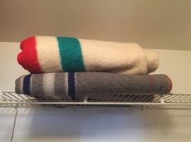 Vintage wool blankets