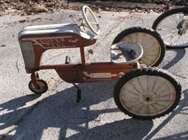 antique AMF child's tractor
