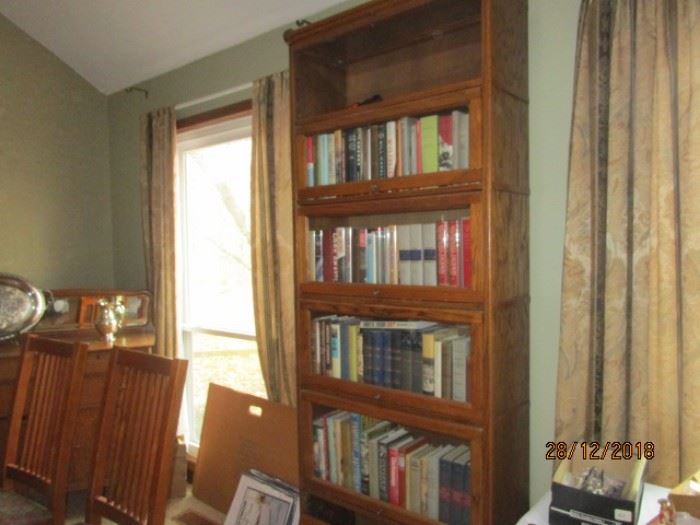 ONE OF 2 LAWYER'S BOOKCASES