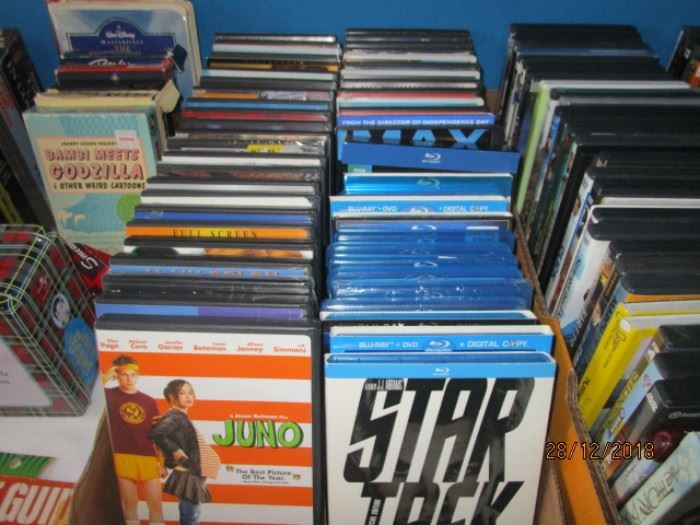 DVDS INCLUDING BLUE RAY