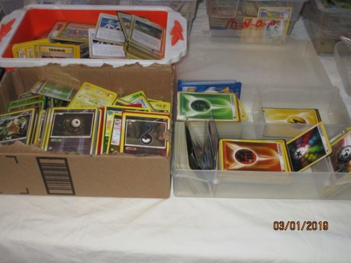 Pokemon trading and game cards