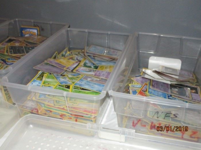 Pokemon trading and game cards