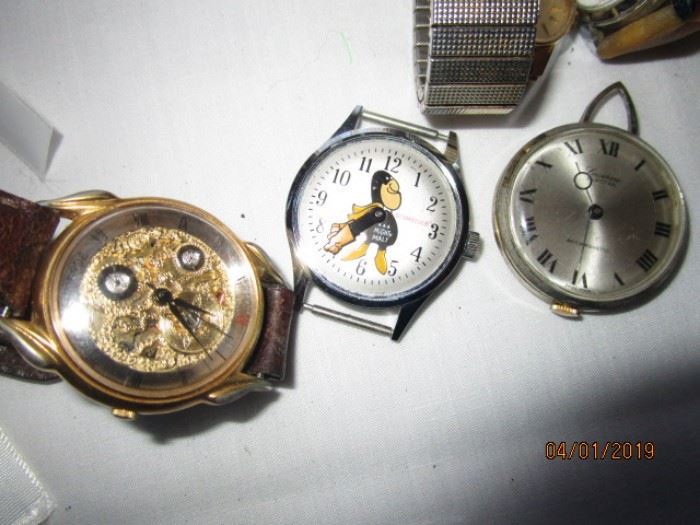 Budweiser watch in the middle