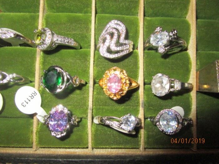 New gem stone rings