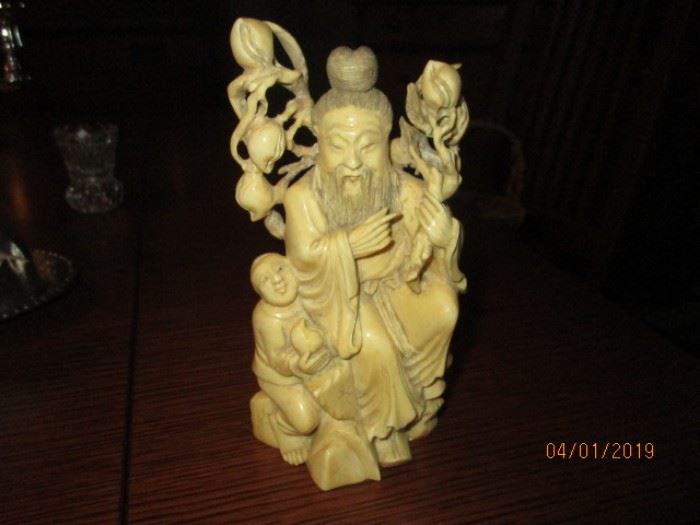Carved Soapstone of Chinese figurine