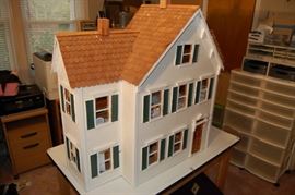 Front of Vintage Dollhouse