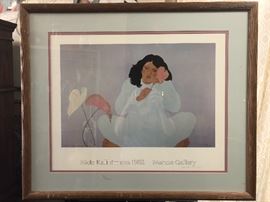 Poster signed by artist Peggy Hopper.