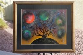 Original mixed media artwork by Mira Paris.