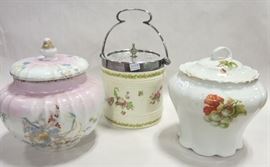 Antique biscuit jars