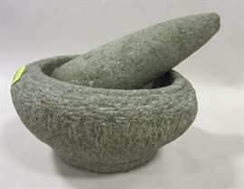 Granite mortar & pestle 