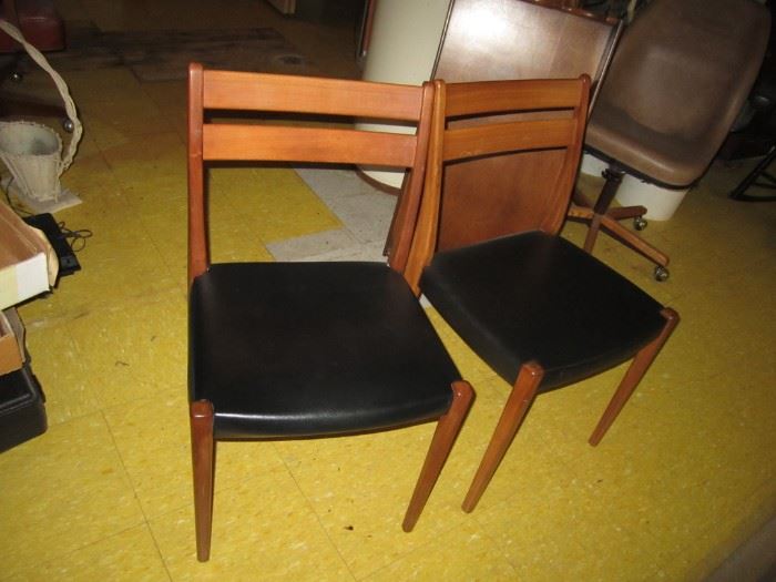 Vintage Swedish dining chairs by Svengard Markaryd 