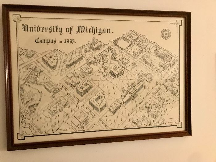 1939 University of Michigan Campus
