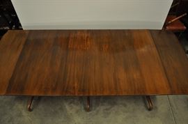 $500
Dining Table, Solid Hardwood, Drop Leaf, 4 Leaves Extendable, Watertown Slide Corp, Adjustable From 24"x42"(drop Leaf Down), 54"x42"(drop Leaf Up), Multiple Sizes Up To 42"x 100", Solid Construction.