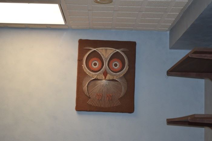 Wooden Owl Art
