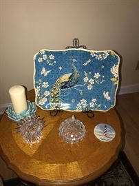Peacock tray