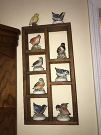 Lefton bird figurines 