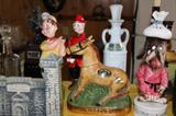 Large selection of vintage liquor decanters
