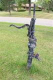 Antique outdoor water pump