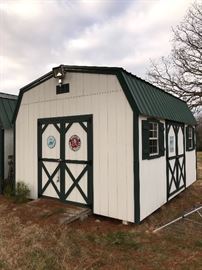 12' x 16' storage building with electrical 