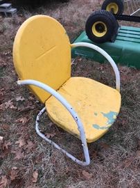 Other vintage metal spring chair 