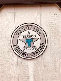 Texaco metal sign