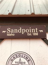 Sandpoint Idaho sign