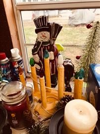 Christmas electric candles