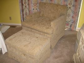 chair and ottoman